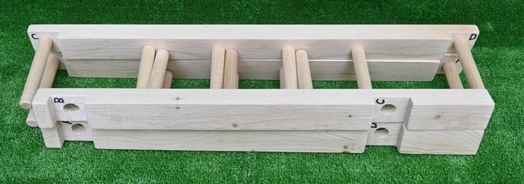 織り機 / 整経台 簡単組み立て式 5段 Q