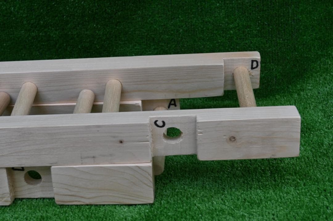 織り機 / 整経台 簡単組み立て式 5段 Q