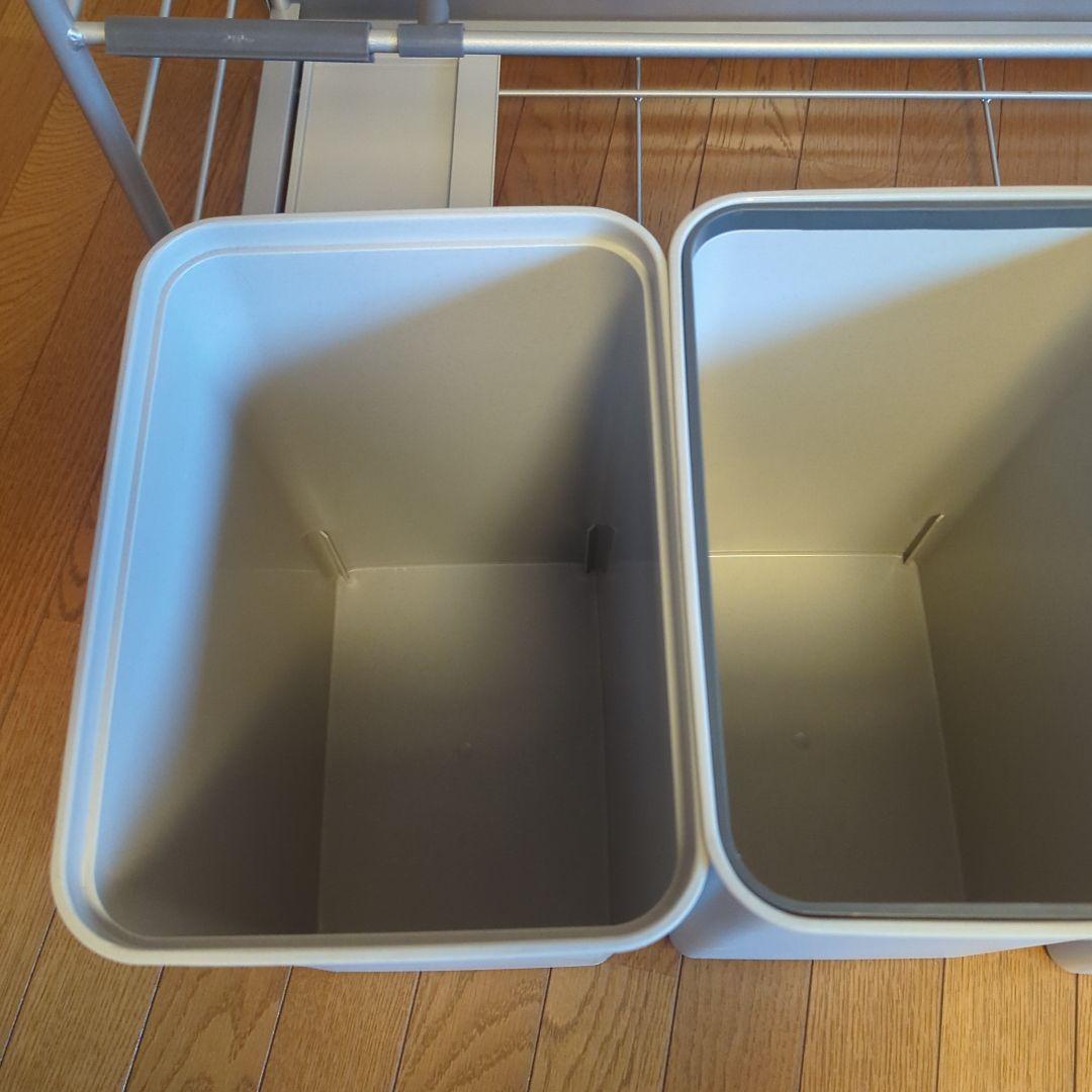 最終価格　クリナップ　家電収納下リサイクルゴミワゴン　間口90cm　ダストカーゴ