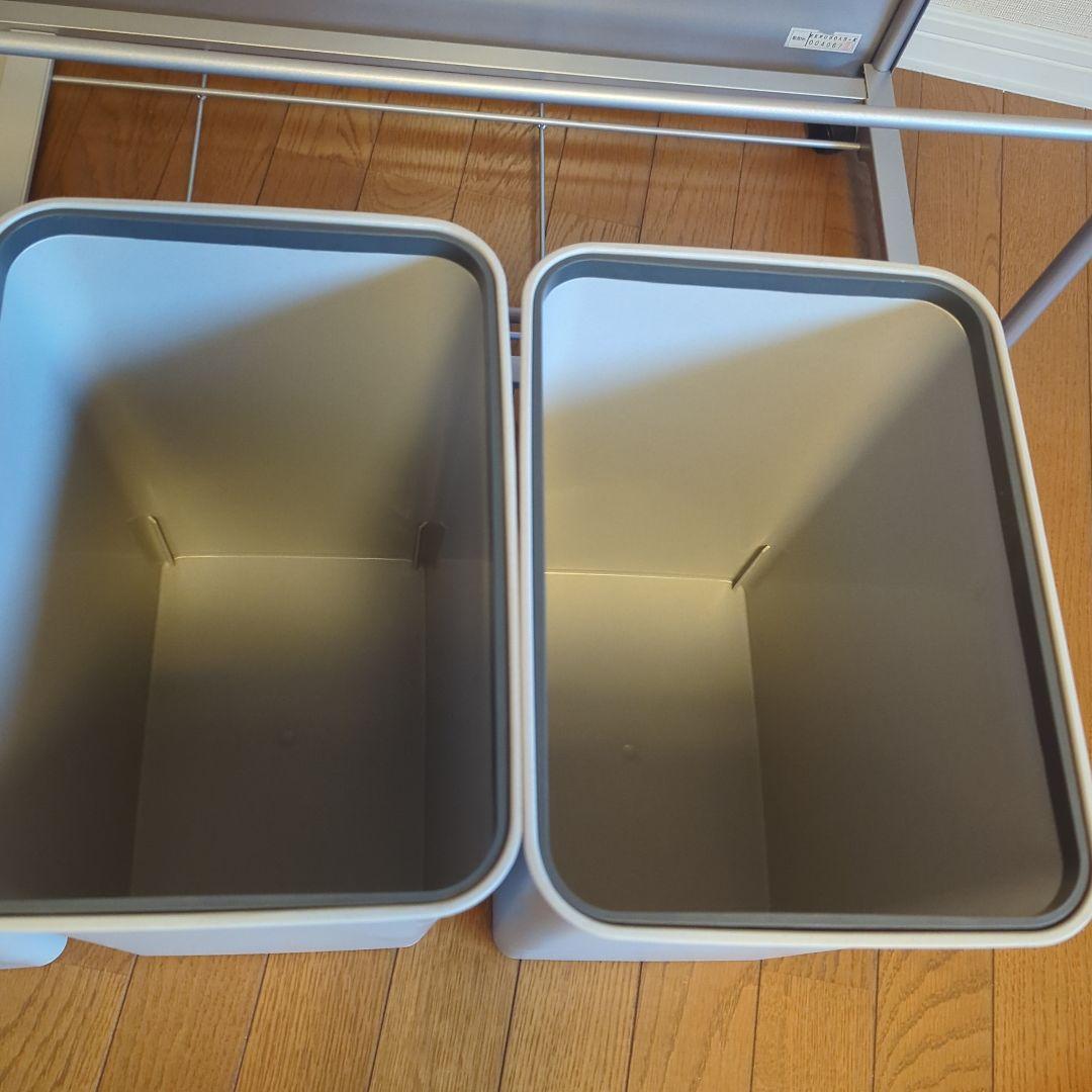 最終価格　クリナップ　家電収納下リサイクルゴミワゴン　間口90cm　ダストカーゴ