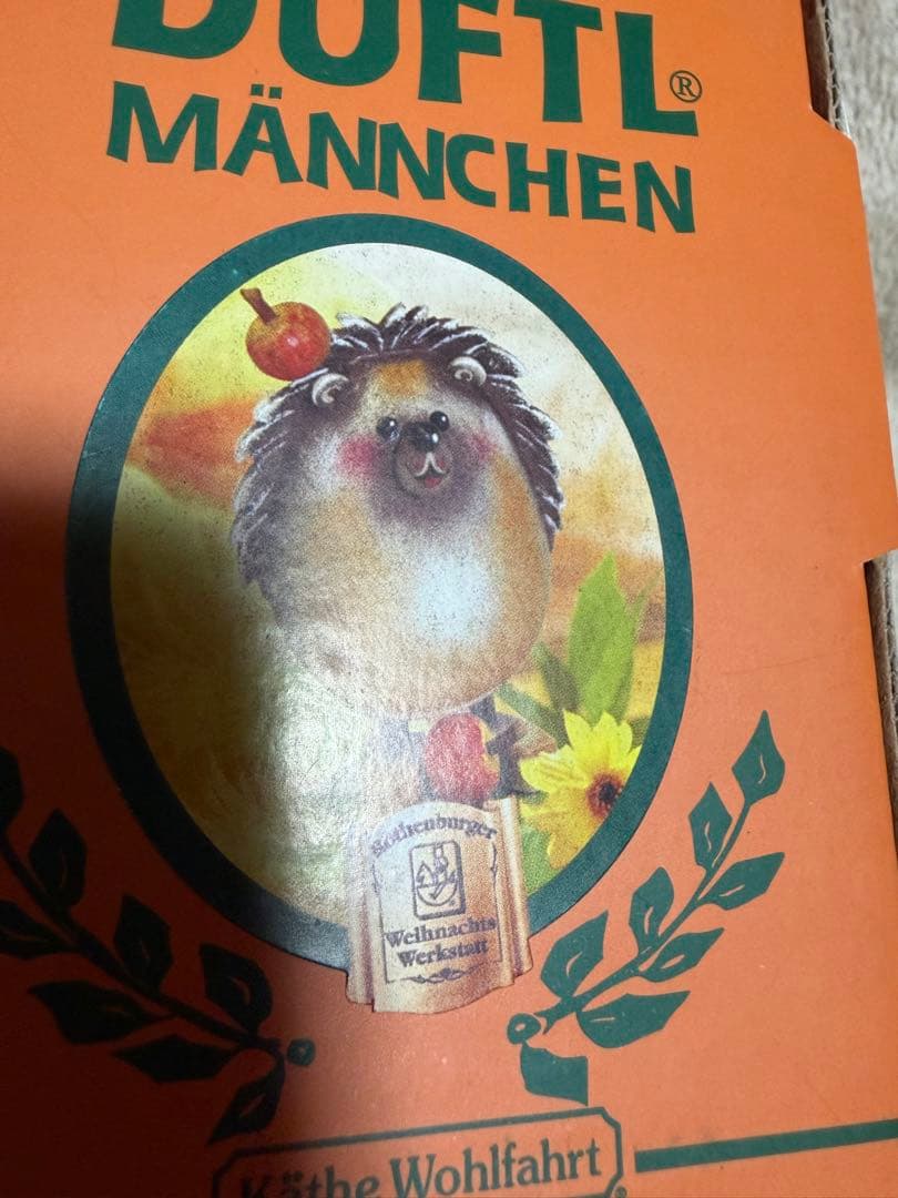 新品　ドイツ製 DUFTL SMOKY ハリネズミ　煙出し人形　置物