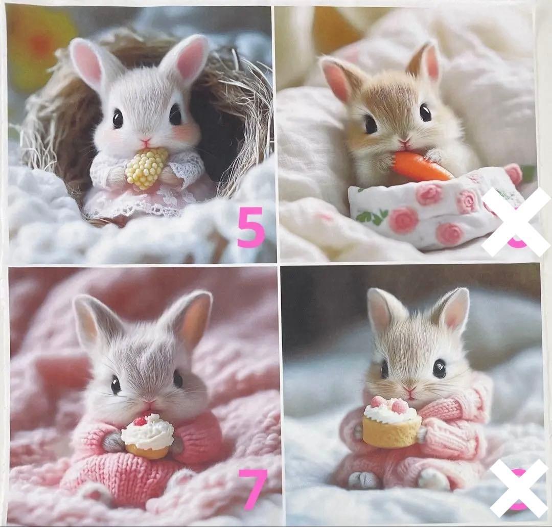 フラットポーチ♡ハンドメイド♡オーダーページ【うさちゃん1】