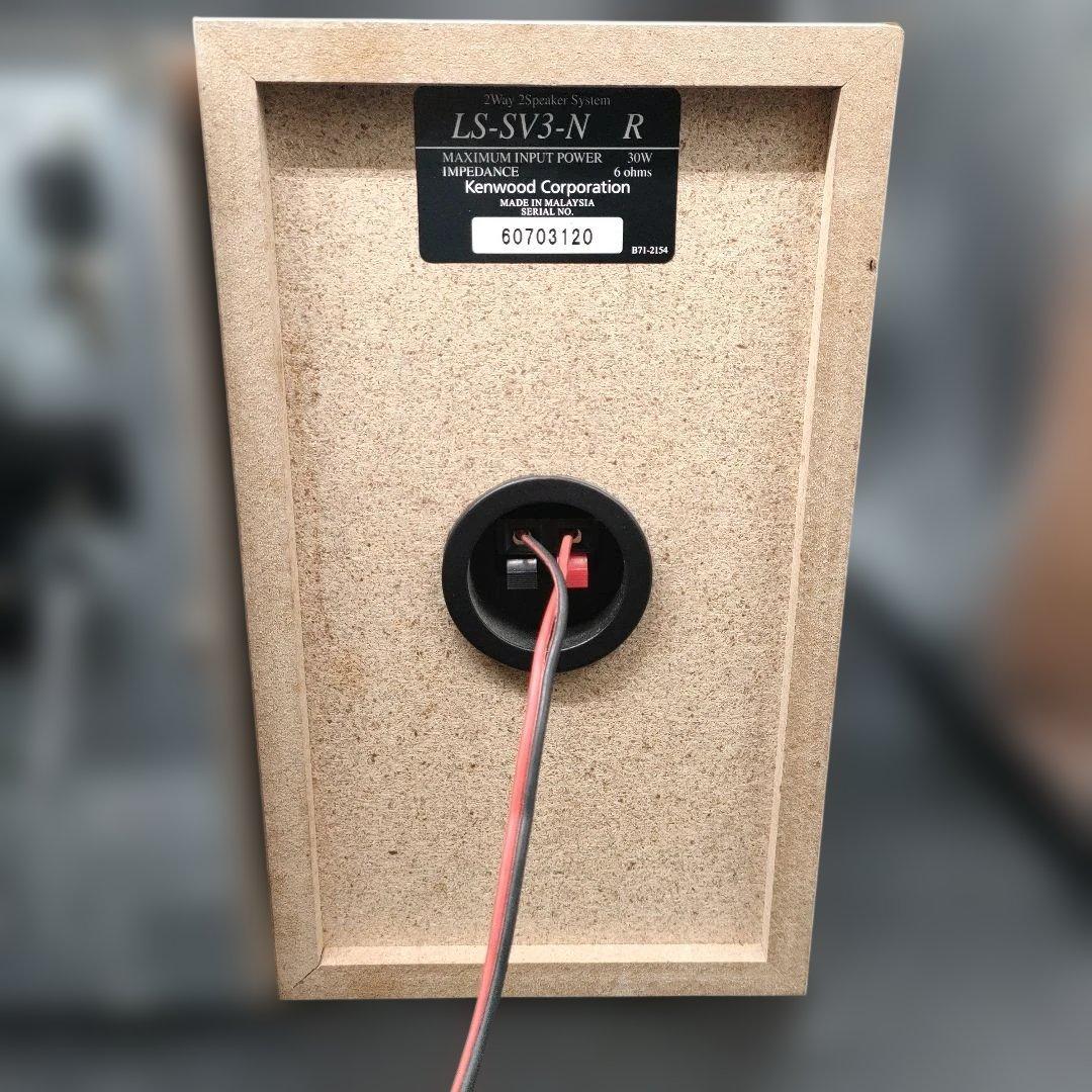 動作確認済み　KENWOOD CD MD カセットテープ コンポ　スピーカー