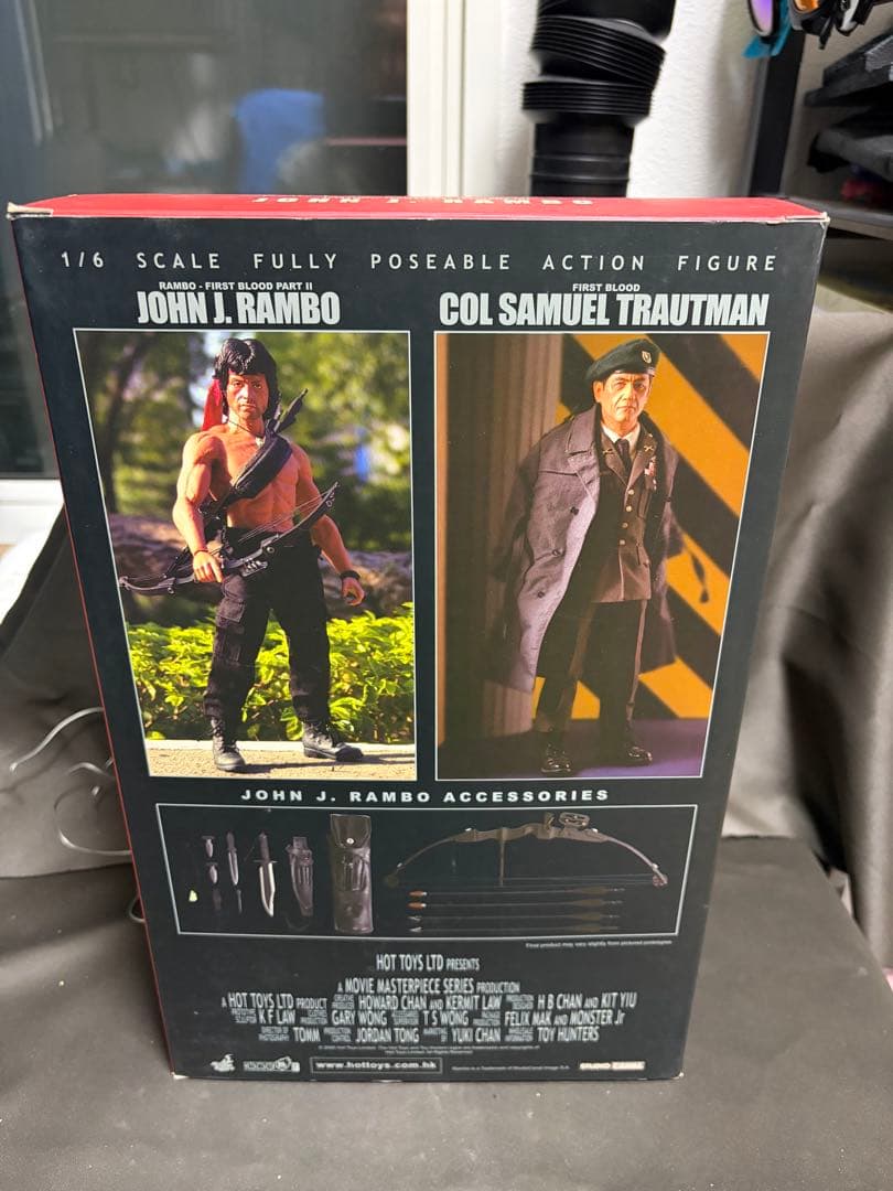 ホットトイズ ムービーマスターピース ランボー[怒りの脱出] 1/6スケール