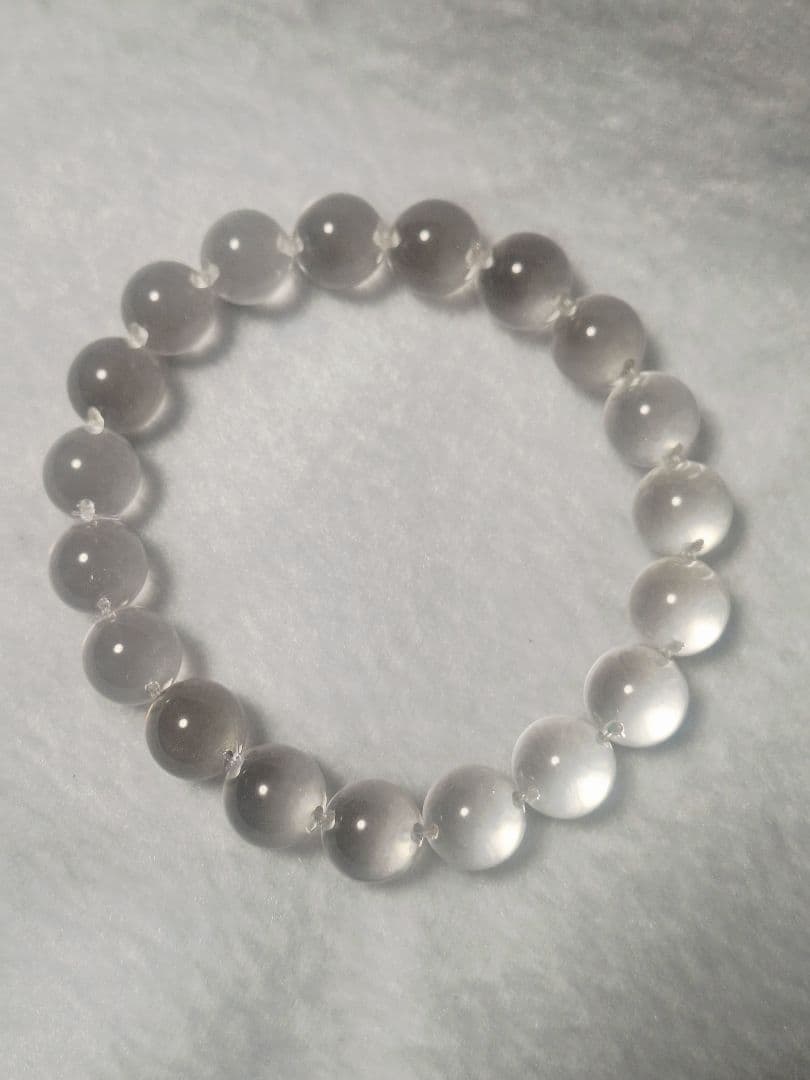 貫通穴なし クリアクォーツ ブレスレット