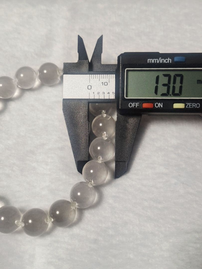 貫通穴なし クリアクォーツ ブレスレット