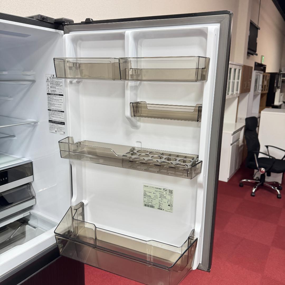 都内23区配送無料　展示品未使用AQUA４ドア冷蔵庫2025年製　洗浄/除菌済み
