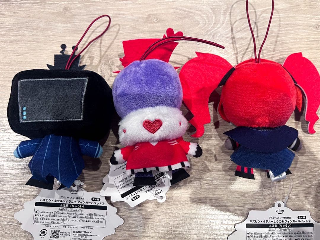 【ハズビンホテルへようこそ】フィンガーパペット３体セット【Vees】