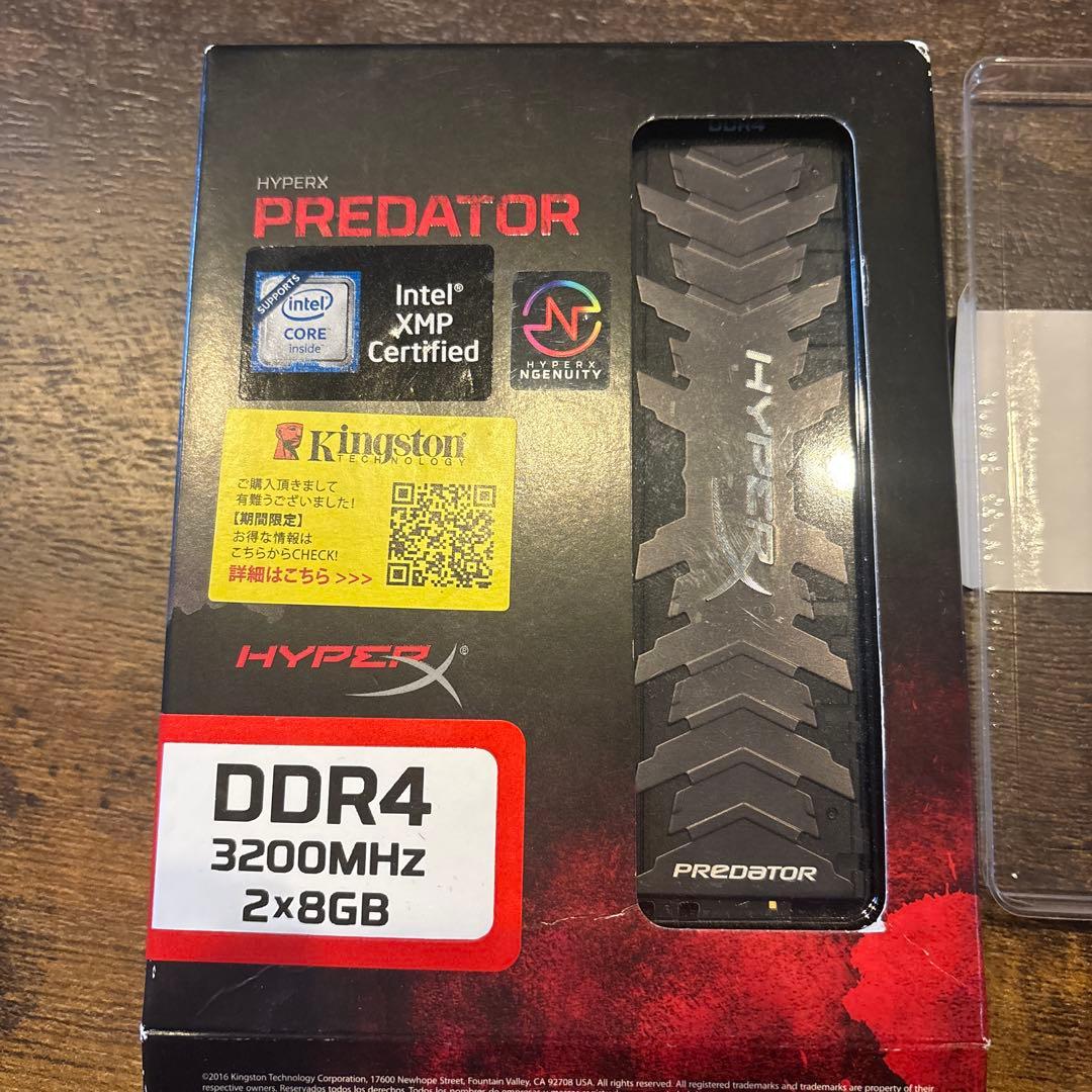 メモリー HyperX Predator DDR4 3200MHz 32GB 4x8GB