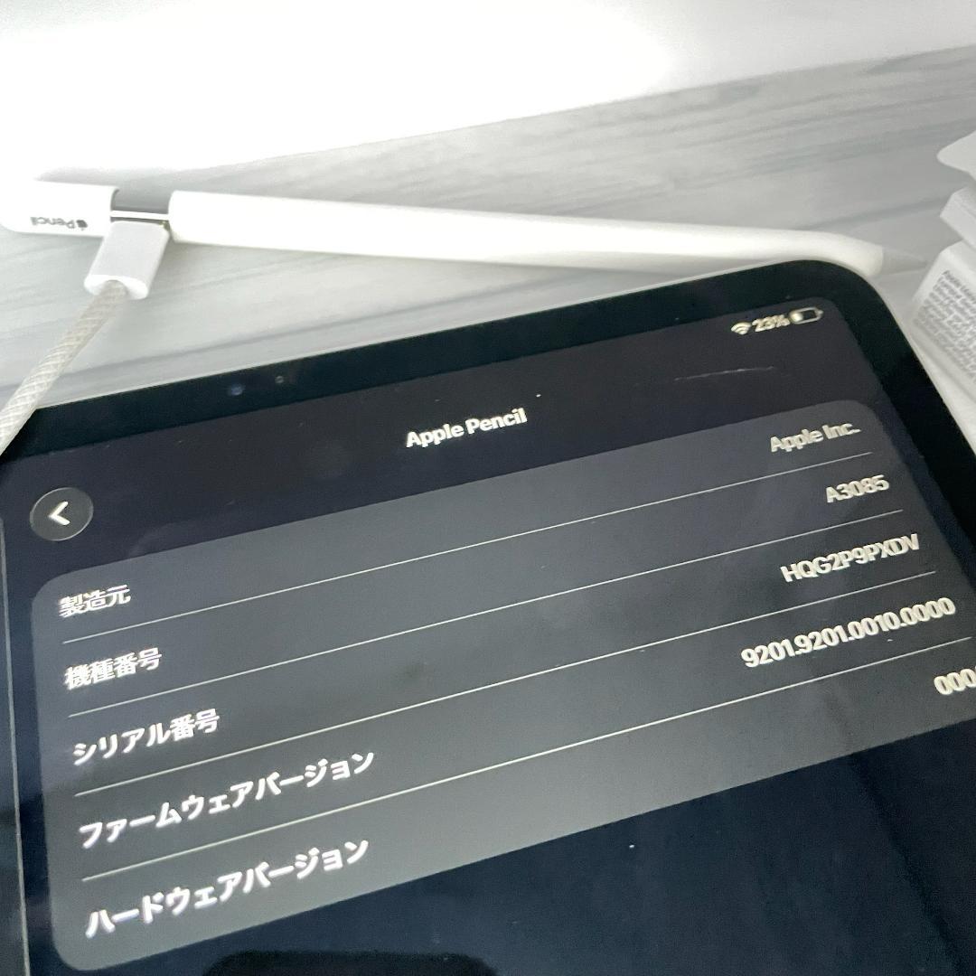保証あり【ほぼ未使用】Apple Pencil USB-C 替え芯set