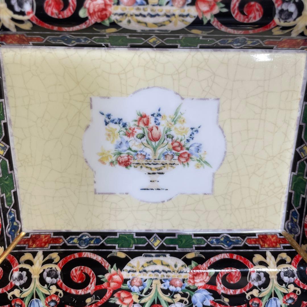 ウェッジウッド ハーレクインジュエル　フルリムスクエアディッシュ　トレイ