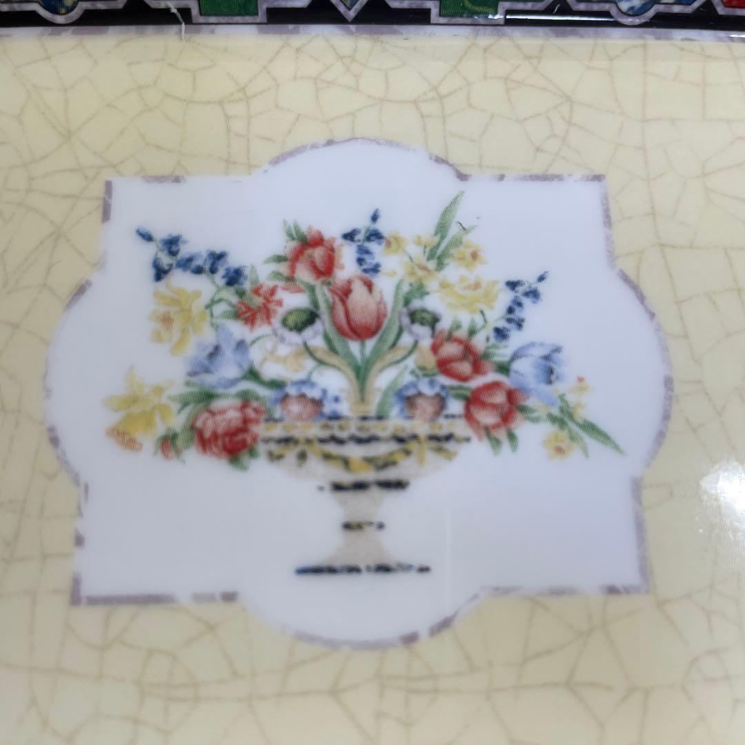 ウェッジウッド ハーレクインジュエル　フルリムスクエアディッシュ　トレイ