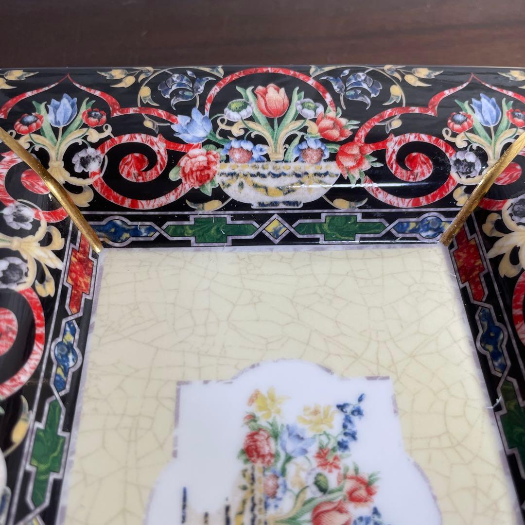 ウェッジウッド ハーレクインジュエル　フルリムスクエアディッシュ　トレイ