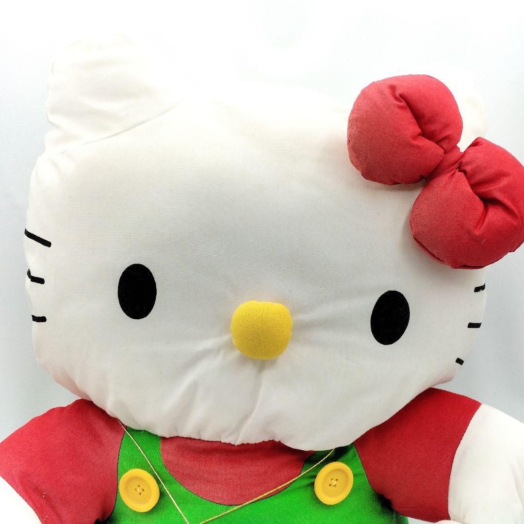 当時物 未使用 ハローキティ ぬいぐるみ ティッシュカバー 旧ロゴ サンリオ