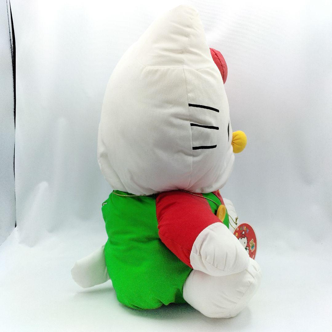 当時物 未使用 ハローキティ ぬいぐるみ ティッシュカバー 旧ロゴ サンリオ