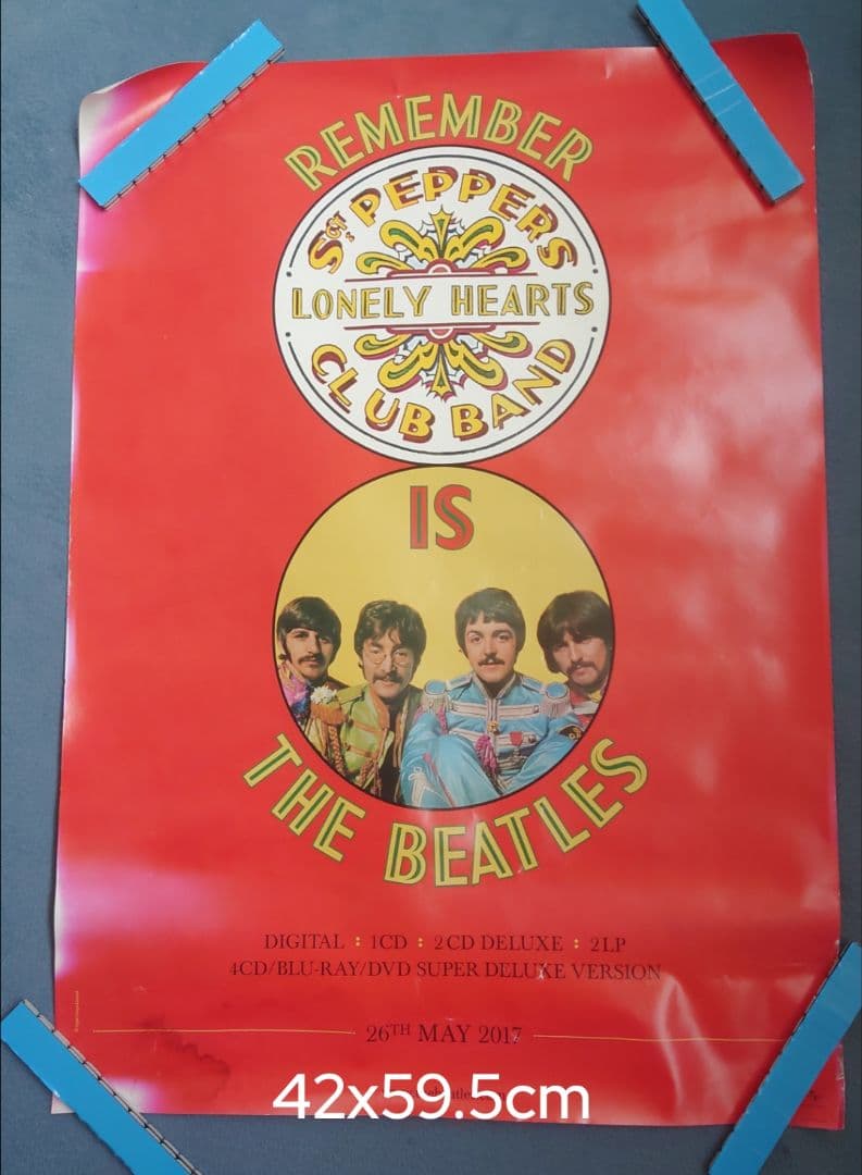 ビートルズ ポスター5枚まとめ