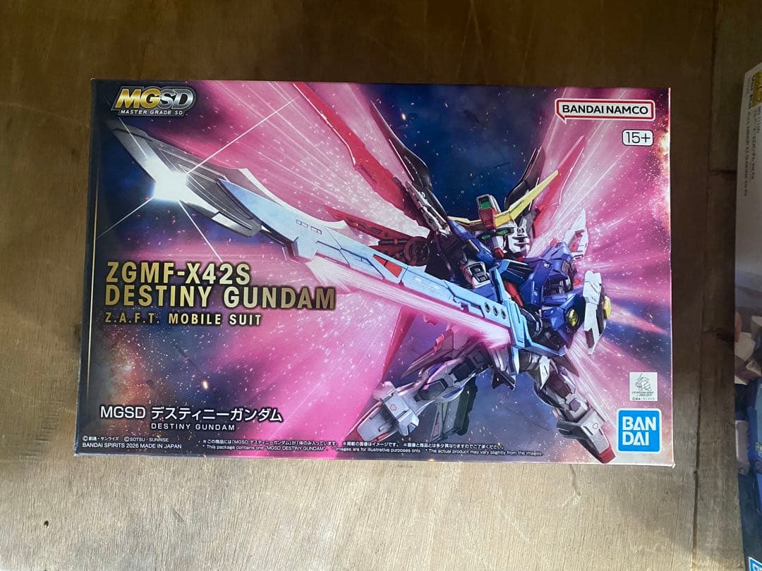 と*も様 MGSD デスティニーガンダム MG フルアーマーZZガンダム Ver