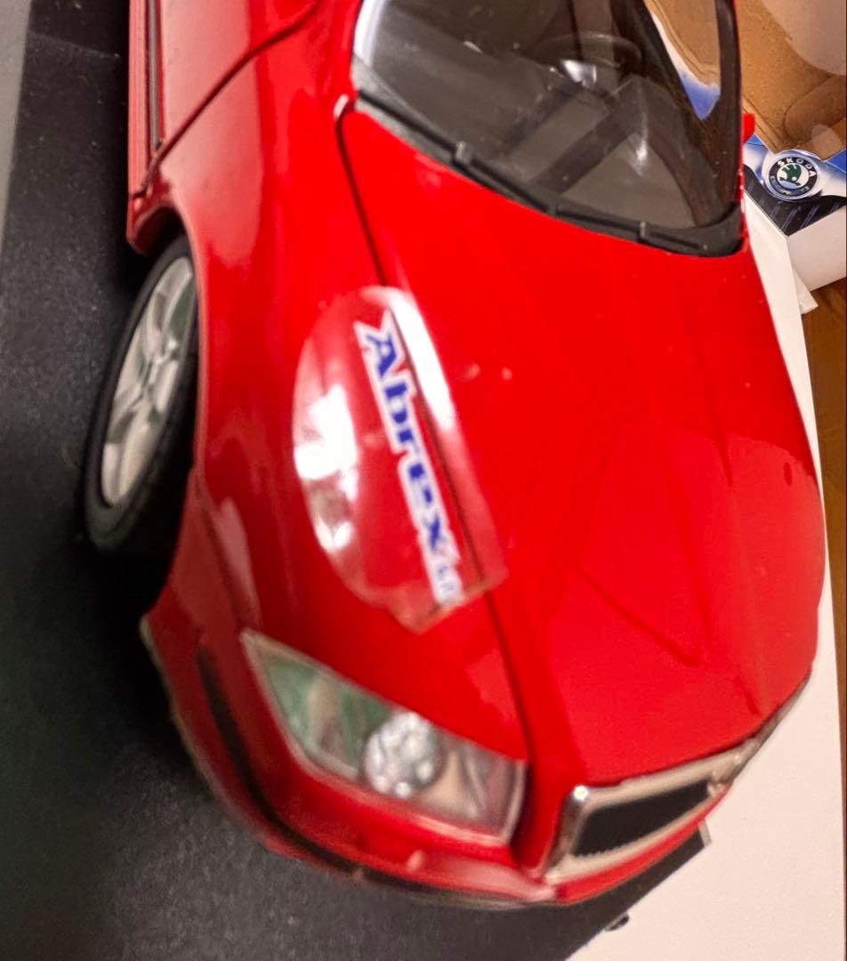 希少 1/24 Abrex シュコダ オクタビア コンビ レッド 15年物 美品