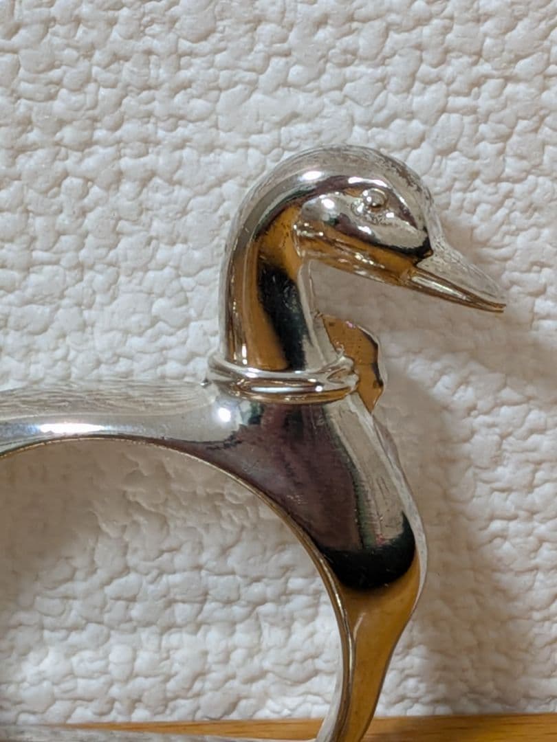 白鳥 スワン ナプキン リング８個セット フランス アンティークシルバープレート