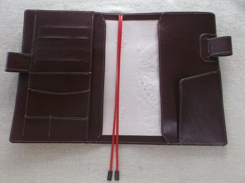 ほぼ日手帳カズンサイズ対応　レザー手帳カバー A5サイズ  刻印,拭き染め