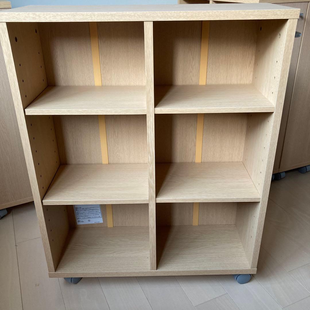 アイリスオーヤマ キャスター付き収納カート×6台のうち3台①