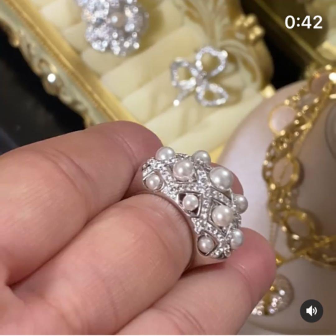 グルーデコ♡スワロフスキー®パール×クリスタル使用