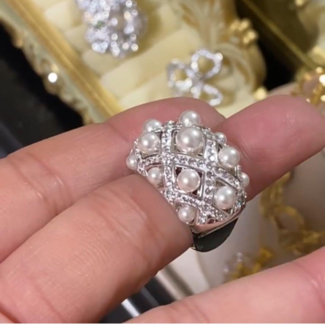 グルーデコ♡スワロフスキー®パール×クリスタル使用