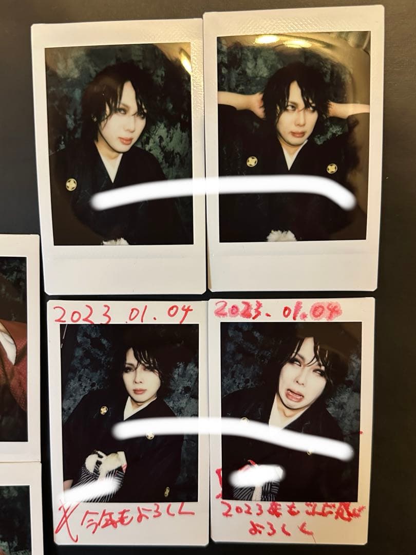 ビジュアル系 JILUKA 2023年 直筆サイン入り年賀状+チェキセット