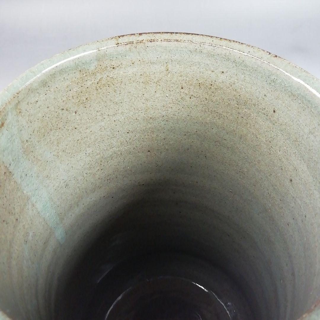 Ｗ２７４　水指　『細水指』『慶州窯 造』　共箱　茶道具