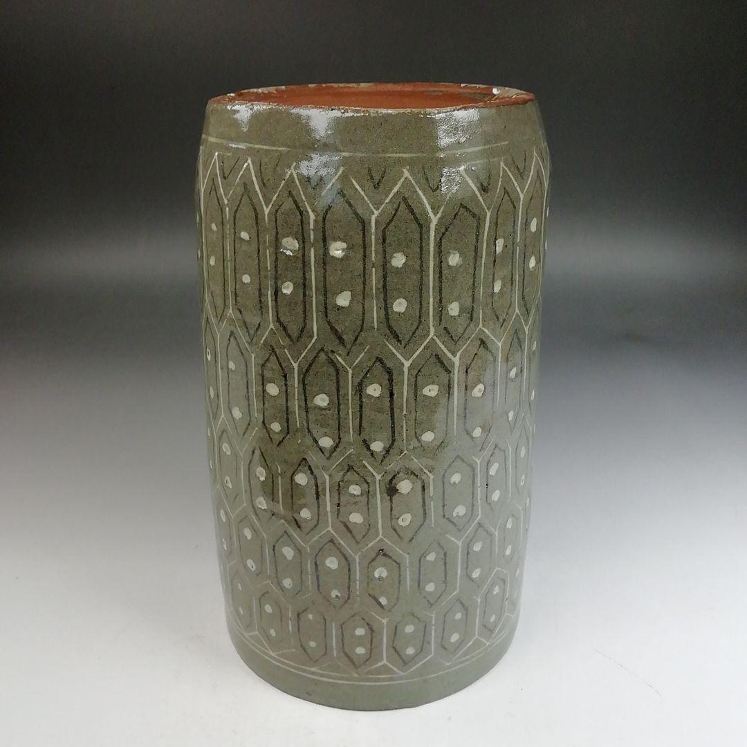 Ｗ２７４　水指　『細水指』『慶州窯 造』　共箱　茶道具