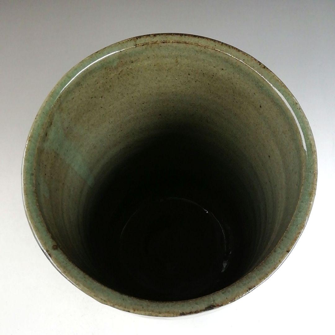 Ｗ２７４　水指　『細水指』『慶州窯 造』　共箱　茶道具