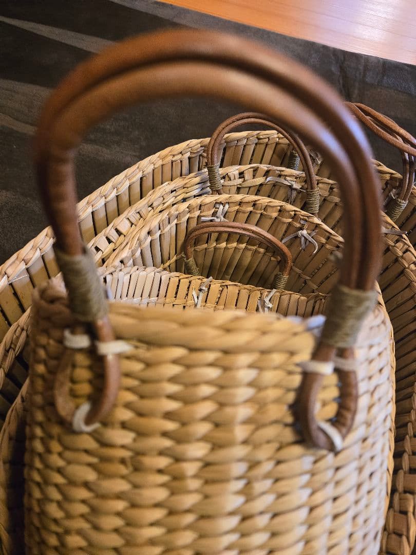 ★天然素材 バスケット 4点セット★