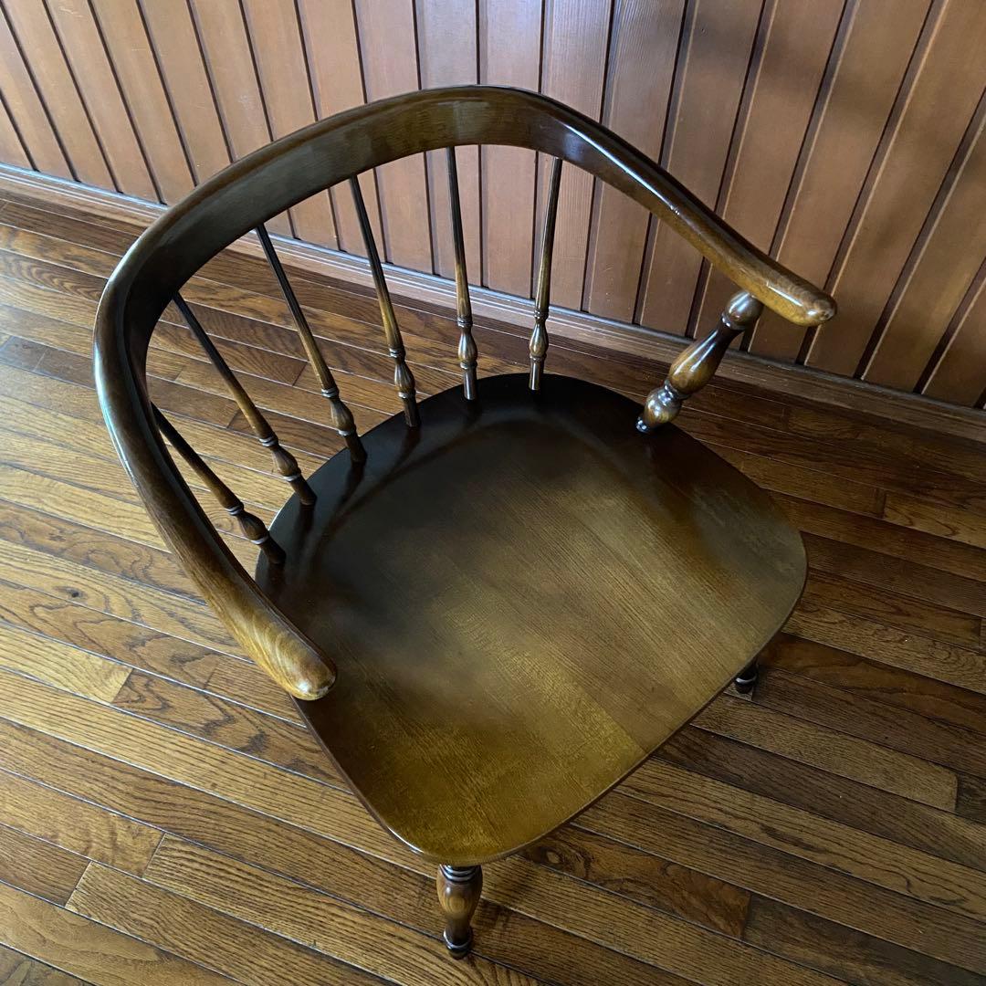 ビンテージ家具　スモーカーズチェア　オールドキツツキ　飛騨産業　美品