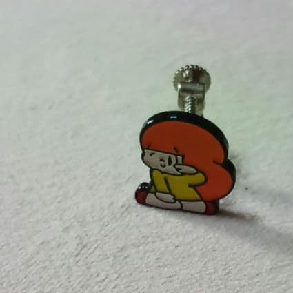 BUTTON＆CUFFLINKS　マムアンちゃん　イヤリング