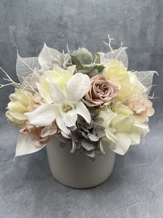 プリザーブドフラワー　catsシリーズM　－mike(三毛)－