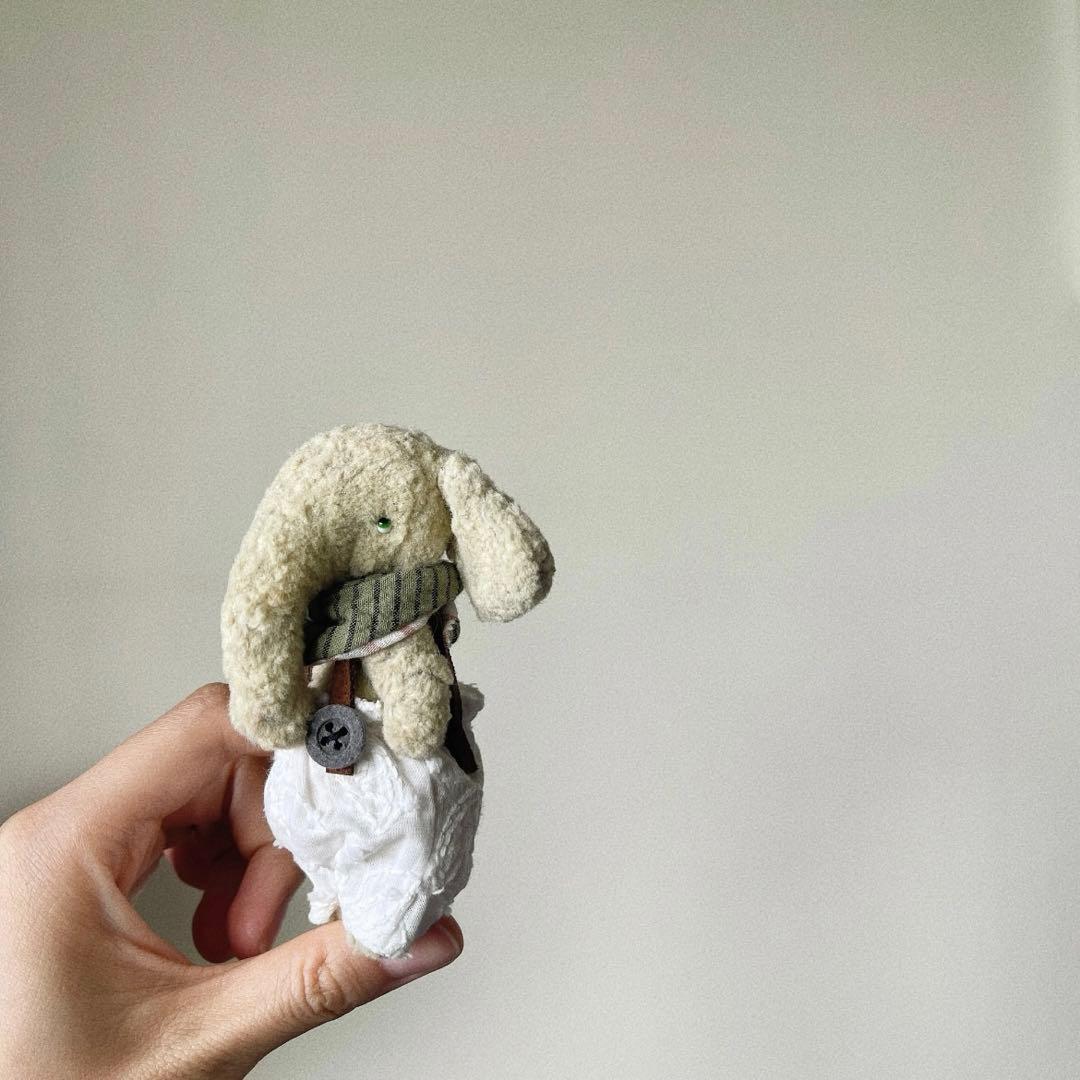 ゾウさん ぬいぐるみ ハンドメイド テディベア アーティストベア 海外作家様