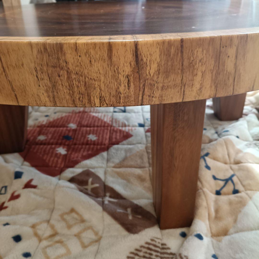 モンキーポッド　丸テーブル　輪切り　座卓