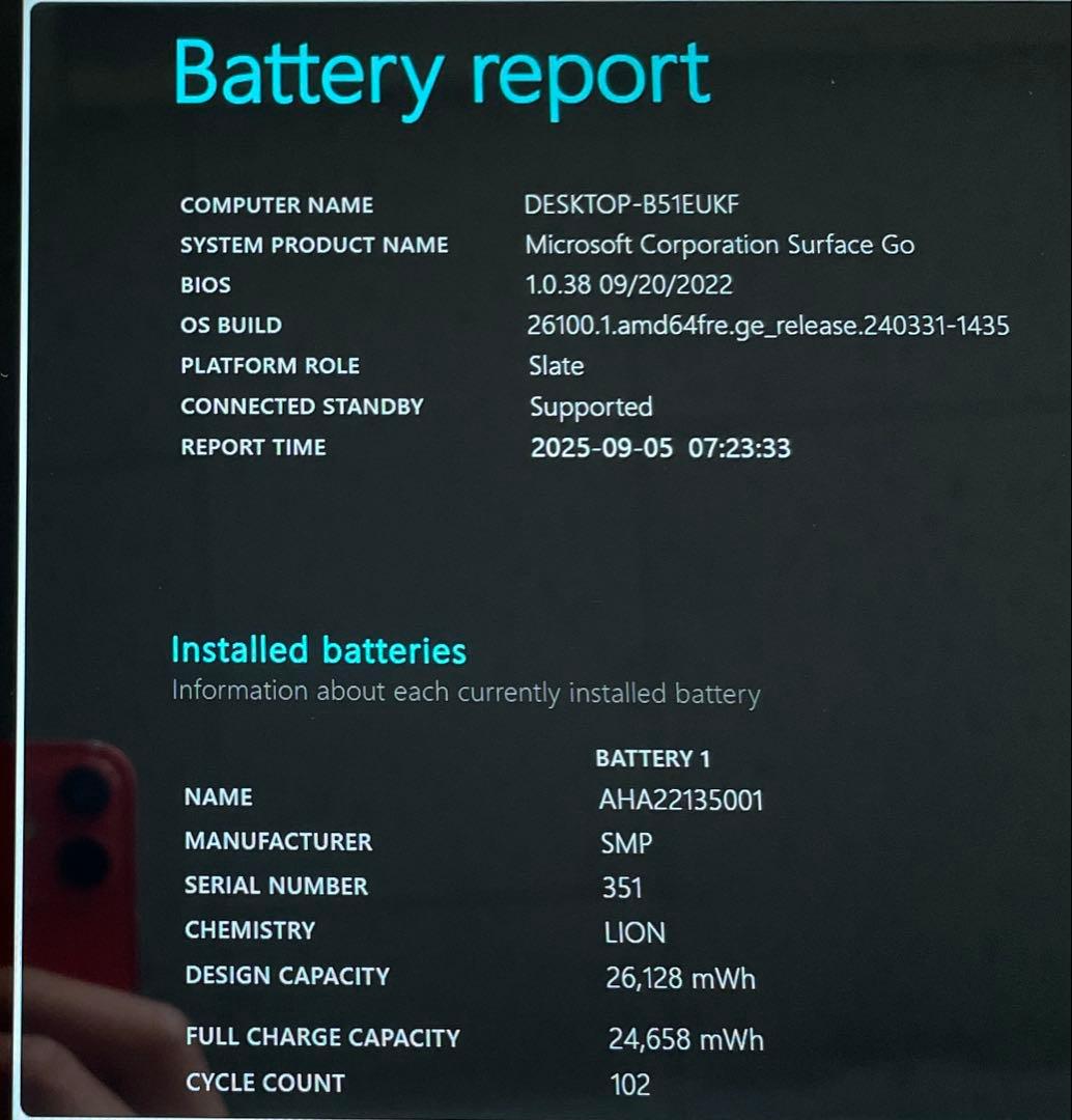 Windowsタブレット本体 Microsoft Surface Go 64GB Model 1824 #4