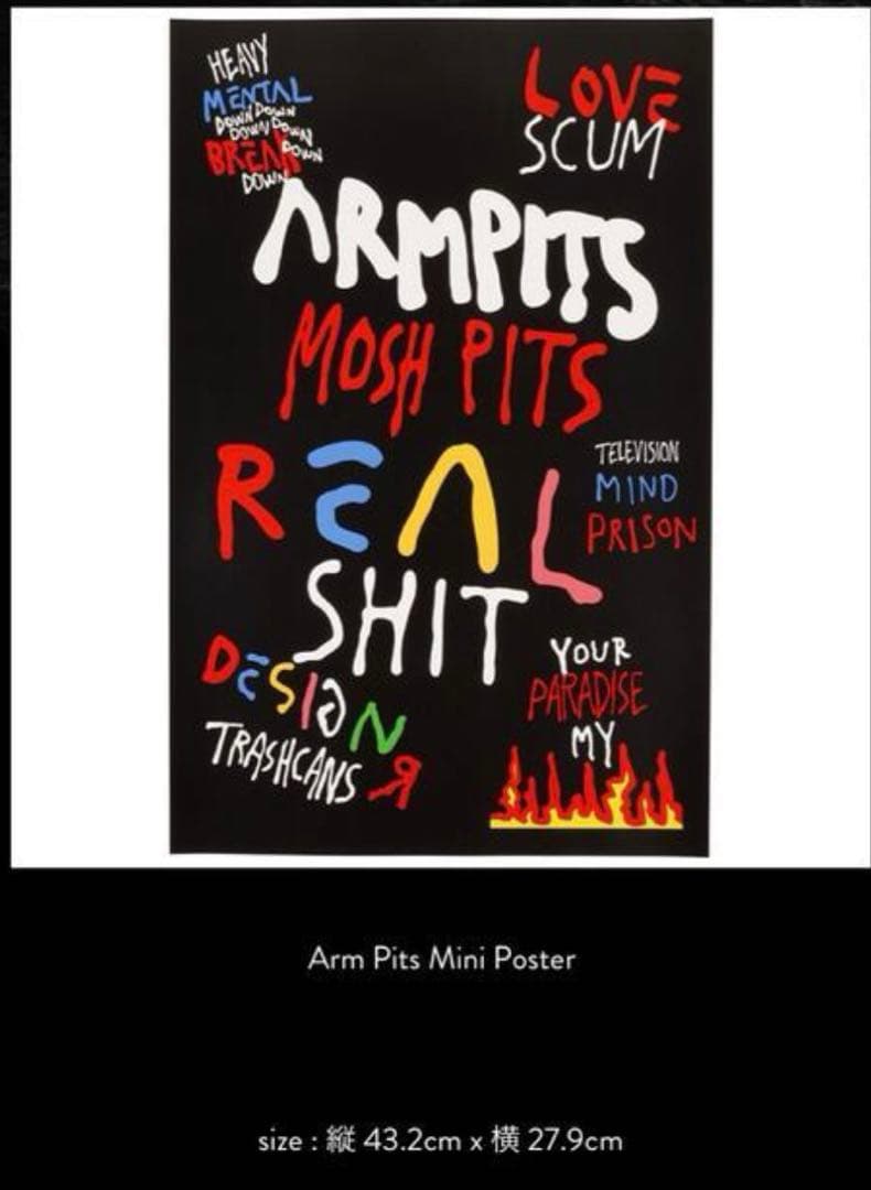 ⭐️GUCCIGHOST⭐️Trevor Andrew Arm Pitsミニポスター