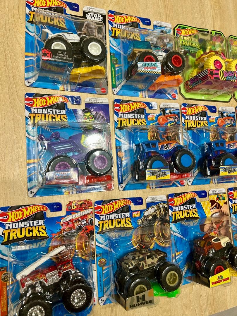 ホットウィール　モンスタートラック　まとめ売り　16台セット
