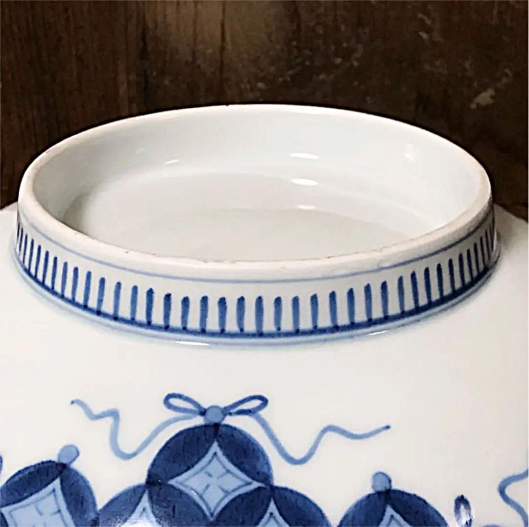 時代 鍋島焼 鍋島藩 染付け 草花紋