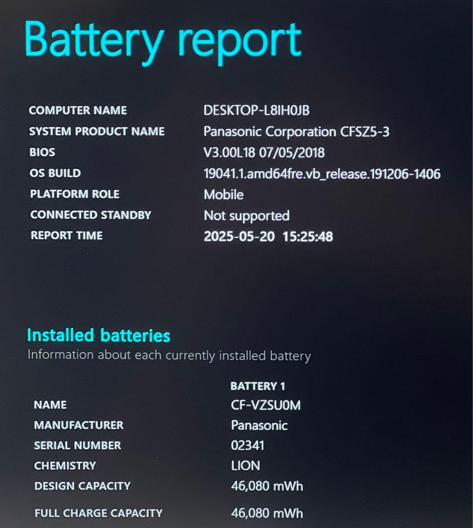 【美品】Panasonic Let's note CF-SZ5 i5-6300U