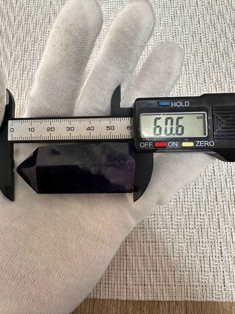 極美品 ボリビア産アメトリン ポイント 高発色 バイカラー水晶 349