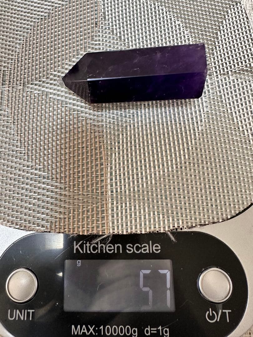 極美品 ボリビア産アメトリン ポイント 高発色 バイカラー水晶 349