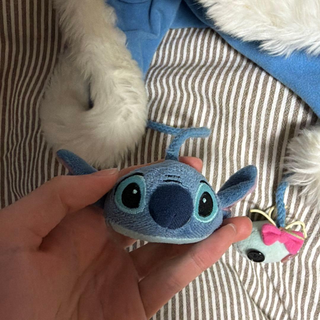 スティッチ耳付き帽子とチャームセット