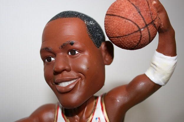 レブロンジェームズ/ボブルヘッド/限定/フィギュア/キャバリアーズ/ルーキー人形