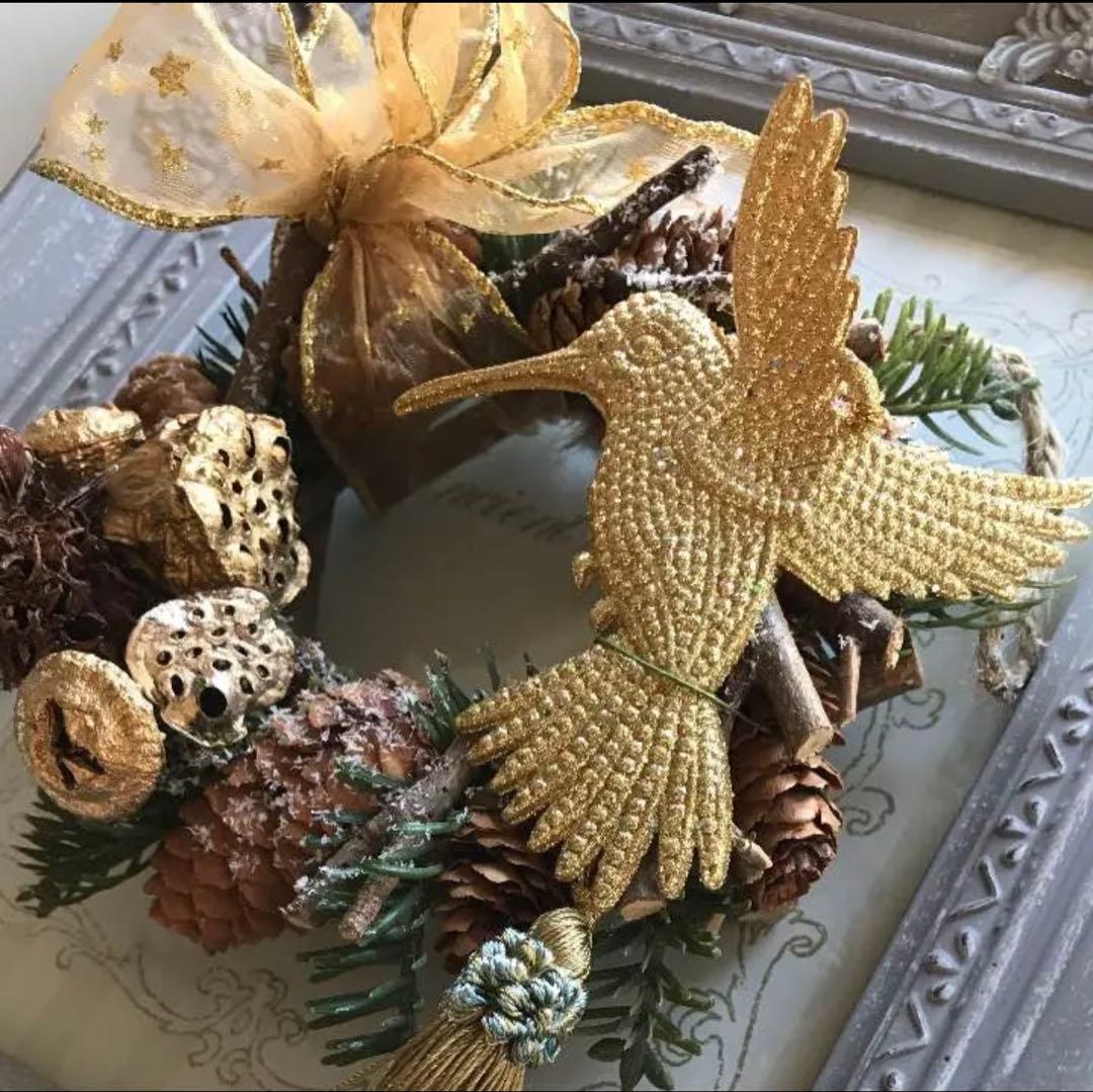 造花 クリスマスリース 新品