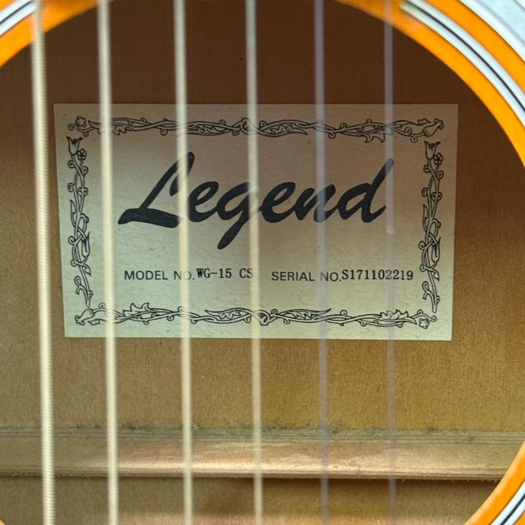 ★Legend　アコースティックギター　WG-15CS　ケース付き