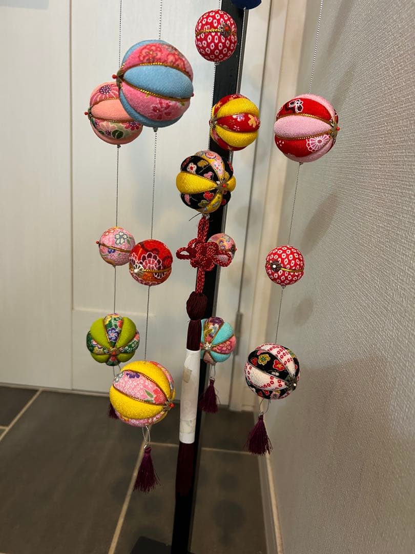 ☆ひな祭り　吊るし雛　手毬　ロングサイズ