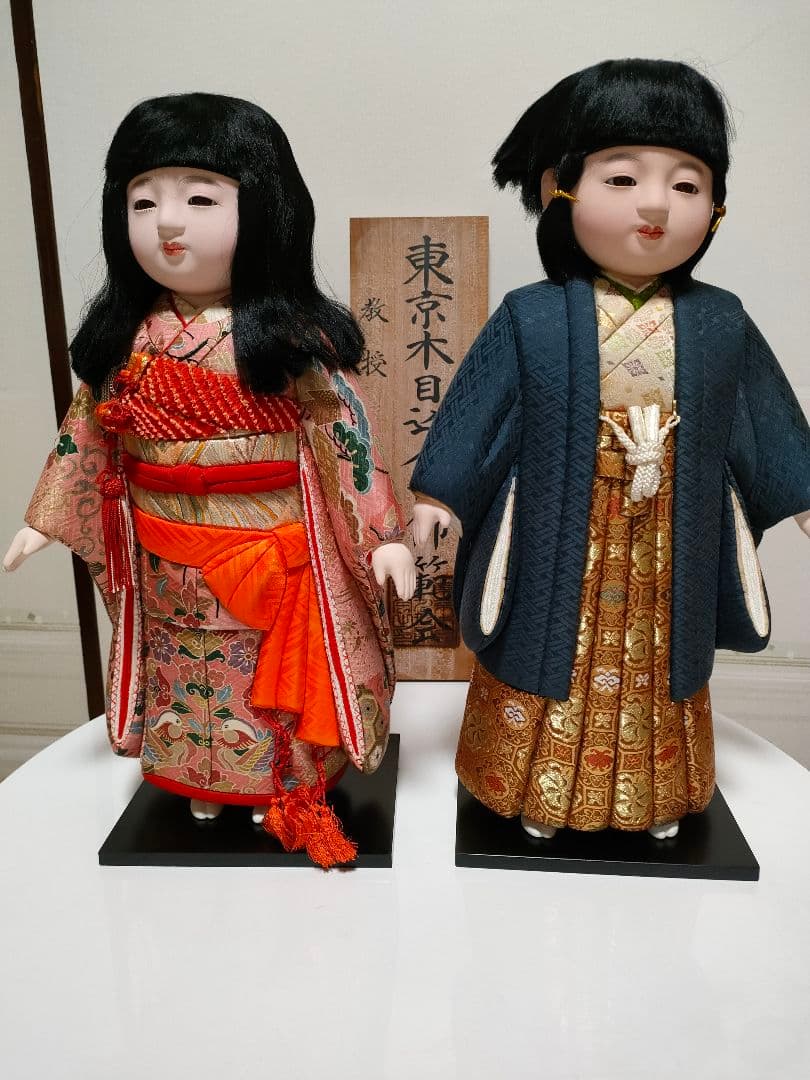 木目込み人形　特大市松人形